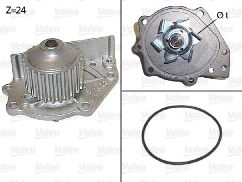 Image of Water pump VALEO 506114
