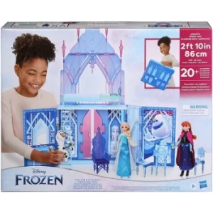 Image of Disney Frozen 2 Elsa's Fold and Go Ice Palace Playset