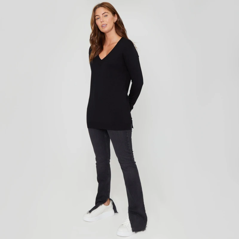 Image of Be You You St V Nck Jmp - Black 8 - 10