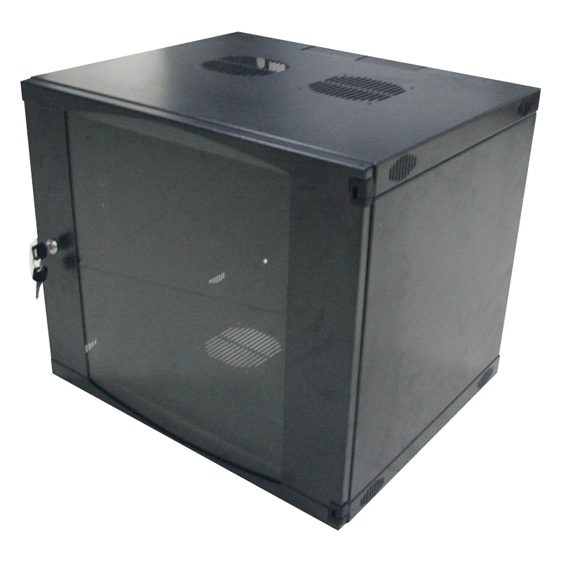 Image of LogiLink W09F64B rack cabinet Wall mounted rack Black. Grey
