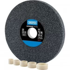 Image of Draper Aluminium Oxide Bench Grinding Wheel 200mm 25mm 36g