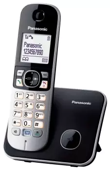 Image of Panasonic KX-TG6811GB telephone DECT telephone Caller ID Black