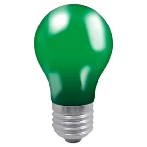 Image of Crompton Colourglazed GLS 25W Green ES-E27
