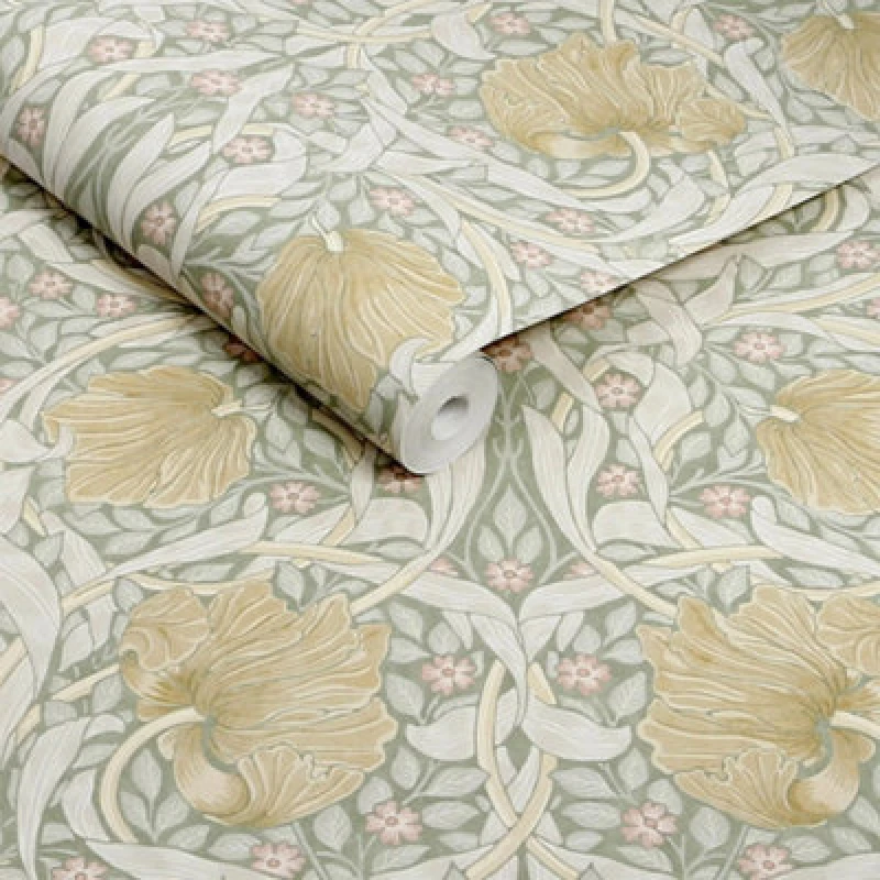 Image of William Morris At Home Pimpernel Spring Breeze Wallpaper