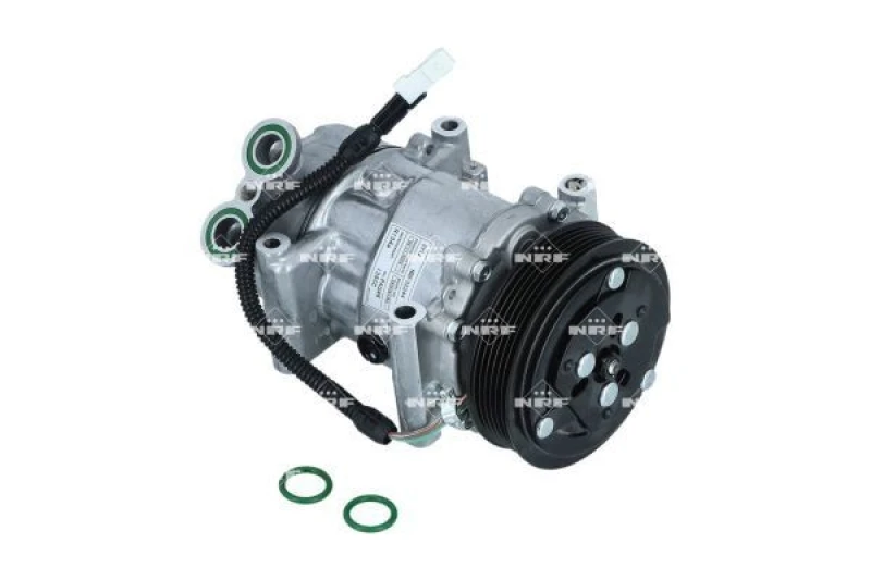 Image of NRF 32244 AC Compressor PAG 46, with seal ring, with gaskets/seals Compressor,air conditioning (447)