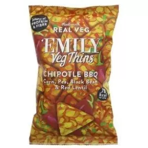 image of Emily Crisps Chipotle Bbq Veg Thins - 80g x 8