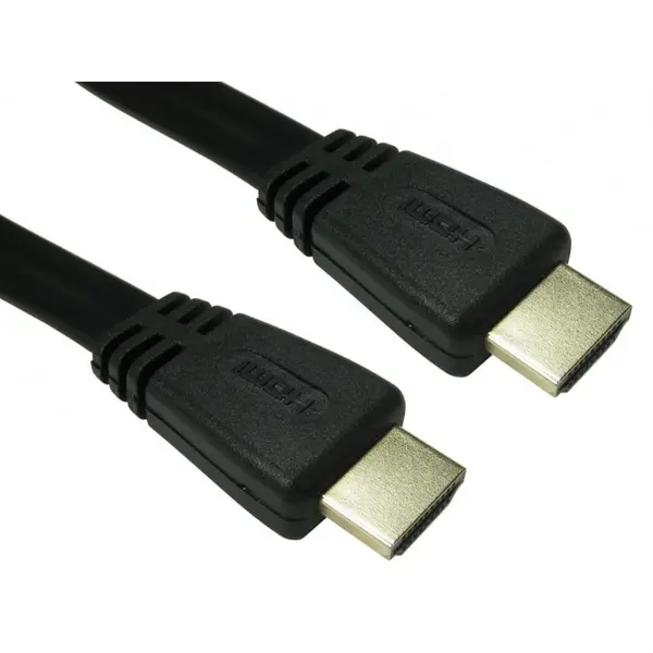 Image of Cables Direct 15m Flat HDMI 1.4 High Speed with Ethernet Cable