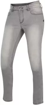 Image of Bering Marlow Ladies Motorcycle Jeans, grey, Size 24 for Women, grey, Size 24 for Women