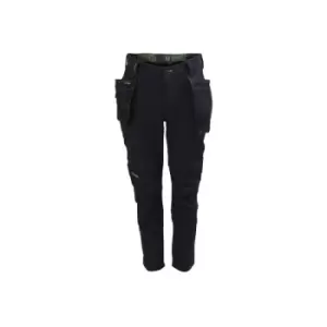 image of Apache - calgary 40W/29L Calgary Black Stretch Holster Trousers Waist 40" Leg 29" APACALG2940