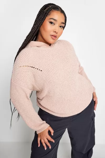 Image of Yours Chenille Hoody Soft Khaki