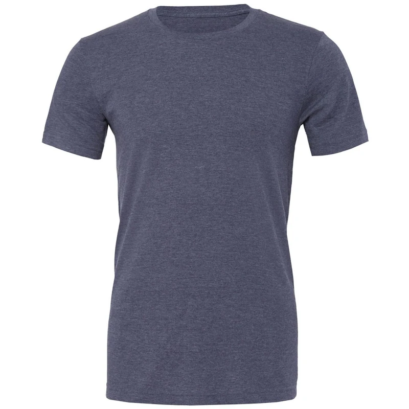 Image of Bella + Canvas Mens Heather Cvc Short Sleeve T-Shirt in Dark Navy Size: 2XL Dark Navy Male 2XL