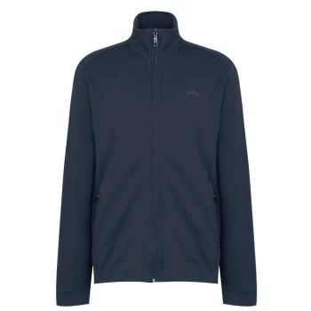 Image of Boss Skaz Curved Sweater - Blue