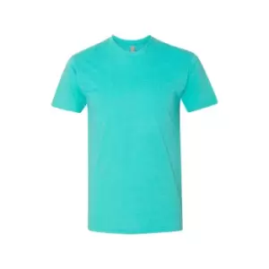 Image of Next Level Adults Unisex CVC Crew Neck T-Shirt (3XL) (Tahiti Blue)