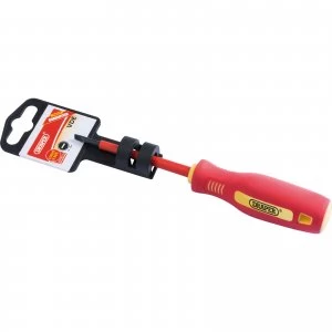 Image of Draper VDE Insulated Parallel Slotted Screwdriver 2.5mm 75mm