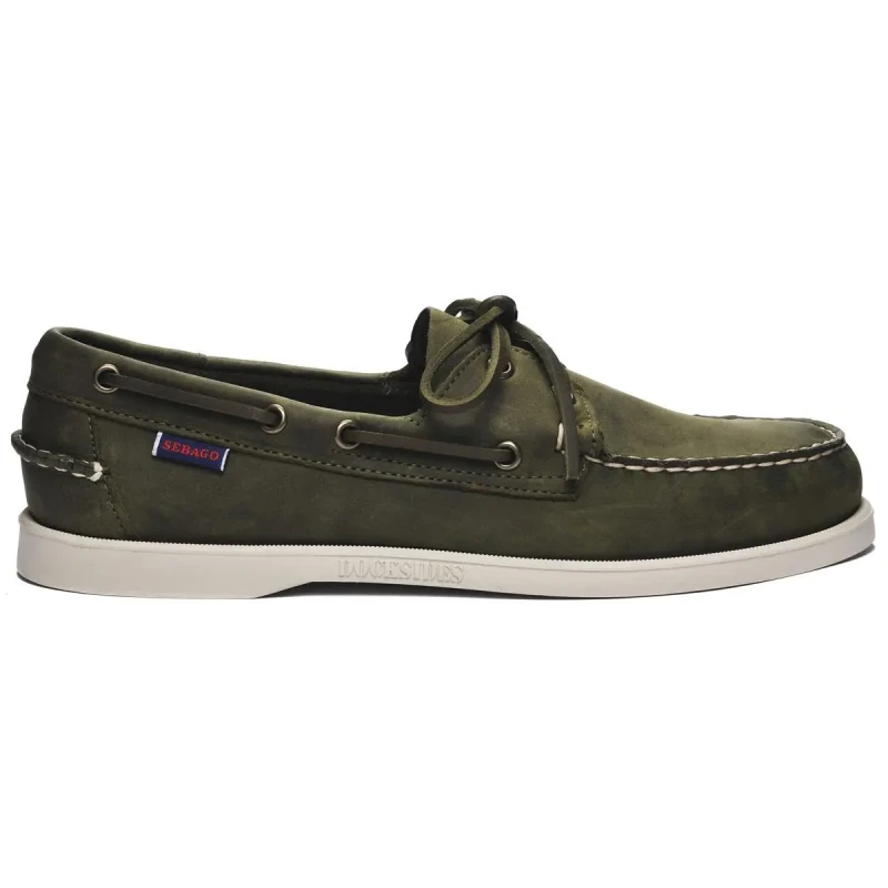 Image of Sebago Boat shoes Sebago Docksides Crazy Vert Male 43