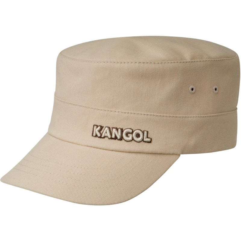 Image of Kangol Adults Twill Army Cap Beige unisex Sml/Med