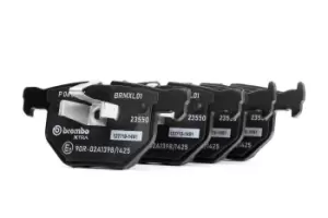 Image of BREMBO Brake pad set BMW P 06 039X 34121288895,34121288896,34212288895 34212288896,34216769105,34216775678,34216790762,34216791938