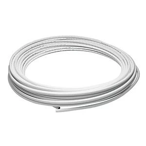 Image of John Guest Speedfit Polybutylene Layflat Barrier Pipe White 15mm x 25m