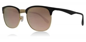 Image of Ray-Ban RB3538 Sunglasses Black / Gold 187/2Y 53mm