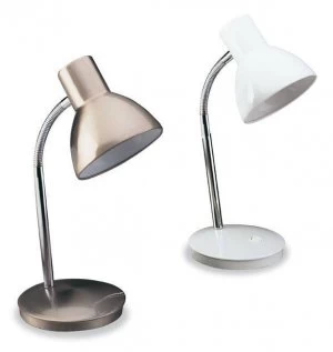 Image of 1 Light Table Lamp White, E27