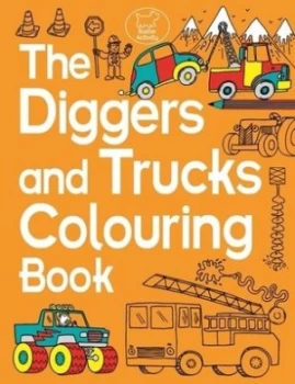 Image of The Diggers and Trucks Colouring Book by Chris Dickason Paperback