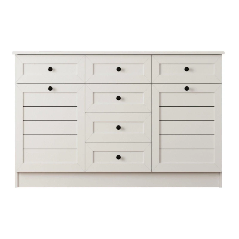Image of Evuhome Venice 2 Door 6 Drawer Sideaboard Cabinet