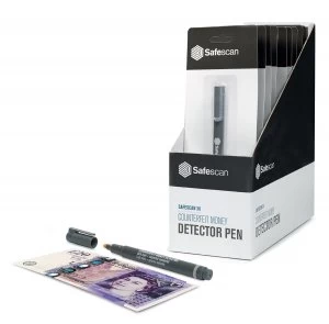 Image of Safescan 30 Counterfeit Detector Pens Blister pack of 1- Box of 10