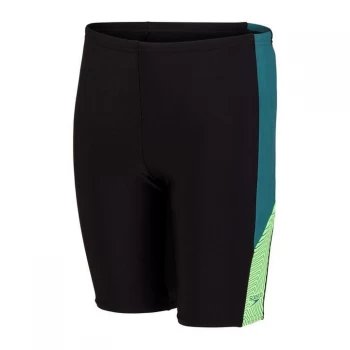 image of Speedo Dive Jammer Boys - Blk/Green/Zest