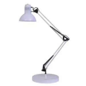 image of Alba Architect Desk Lamp White ARCHI BC UK 10961AL