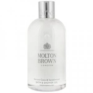 image of Molton Brown Serene Coco & Sandalwood Bath & Shower Gel 300ml