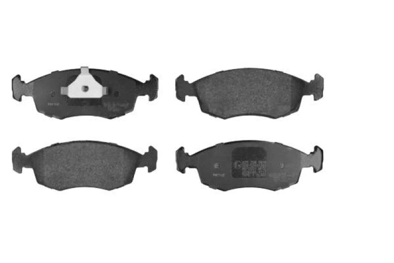 Image of MEYLE 025 209 0818 Brake pad set Front Axle, excl. wear warning contact, Original Quality, with anti-squeak plate Brake Pad Set,disc brake (402)