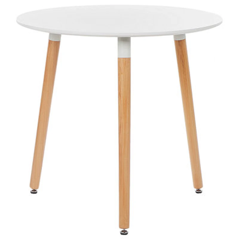 Image of Beliani Dining Table Boma White 80 Cm 80 Cm