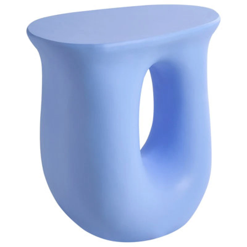 Image of Beliani Side Table Idro 42cm 28cm Blue