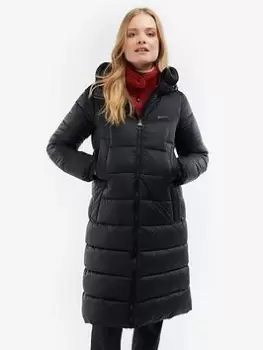 Image of Barbour Buckton Quilt Jacket- Black, Size 12, Women