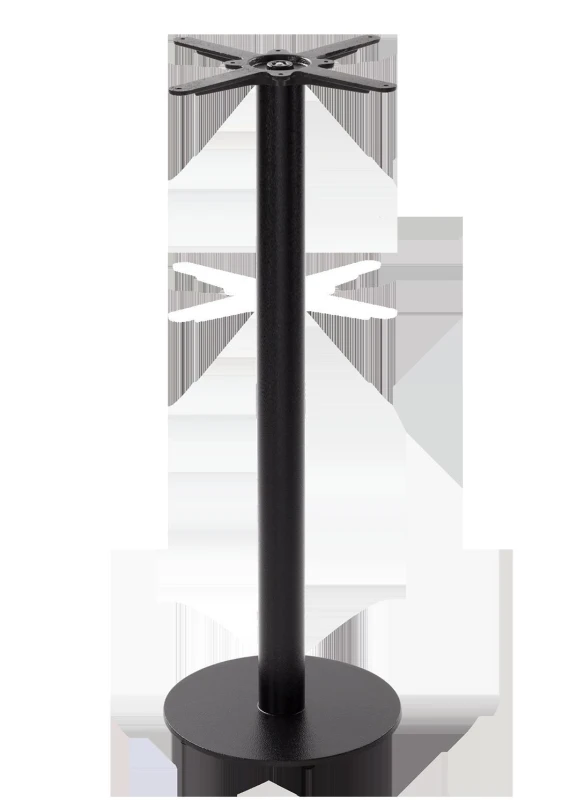 Image of netfurniture Black cast iron round table base - Small 1050 mm Black