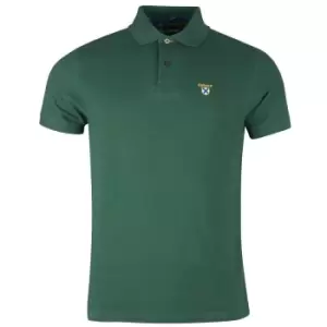 image of Barbour Mens Society Polo Sycamore Medium