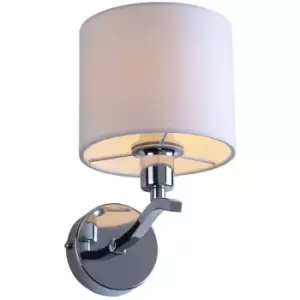 Netlighting Carmen Wall Lamp with Shade, Beige, 1x E14