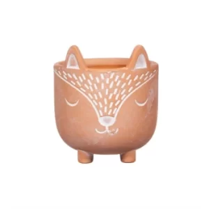 Image of Finley Fox Terracotta Mini Planter