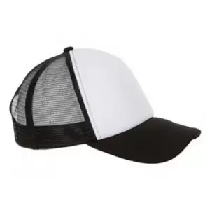 Image of SOLS Unisex Bubble Contrast Cap (One Size) (White/Black)