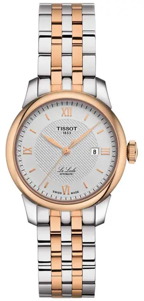 image of Tissot T0062072203800 Le Locle Automatic Lady Two Tone Rose- Watch