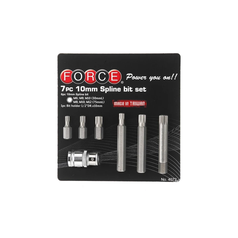 Image of FORCE Screwdriver Bit Set FORCE 4072
