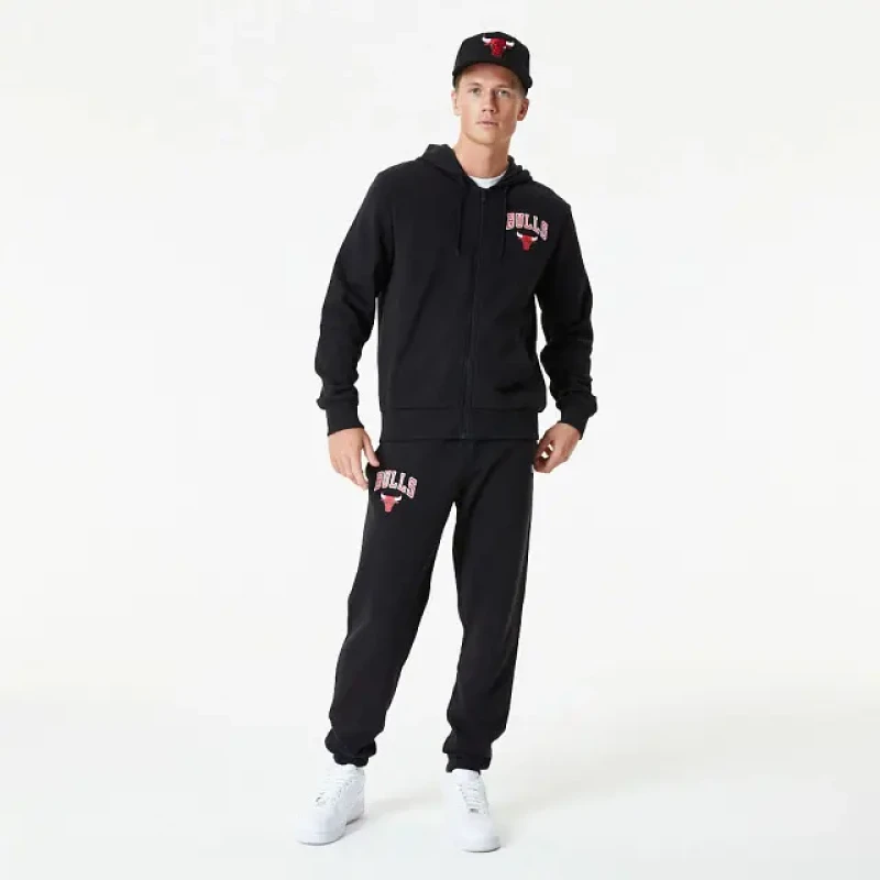 Image of new era Hoodie Chicago Bulls Essentials Noir Male L