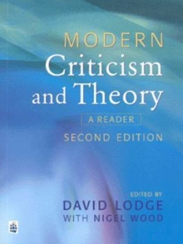 Image of Modern Criticism and Theory by David Lodge Paperback