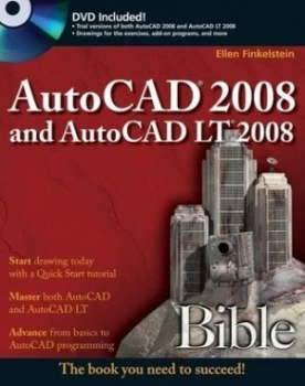 Image of Autocad 2008 and Autocad Lt 2008 Bible by Ellen Finkelstein Paperback