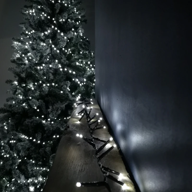 Image of 125m Treebrights Christmas Lights with 5000 LEDs in White with Timer