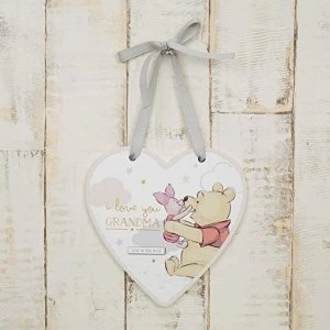 Disney Magical Beginnings Pooh Plaque - Grandma