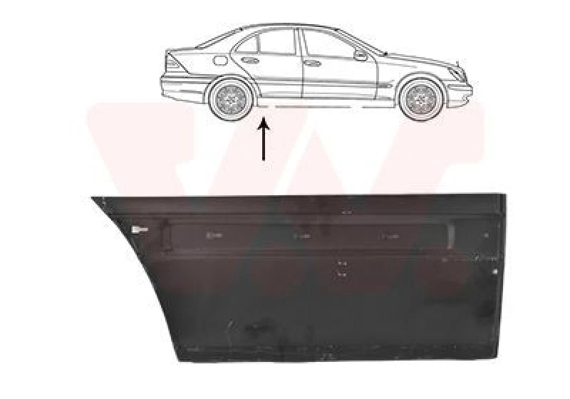 Image of VAN WEZEL Door repair panel VAN WEZEL 3032178