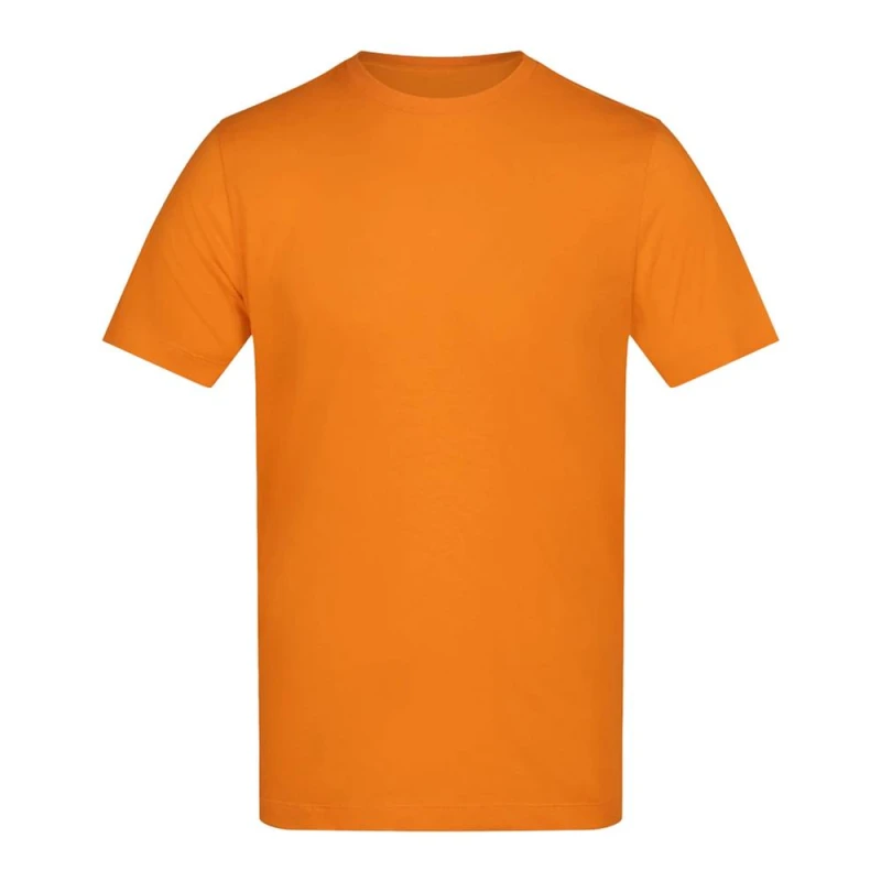 Image of AWDis Mens Cotton T-Shirt in Orange Size: Large Orange Male L