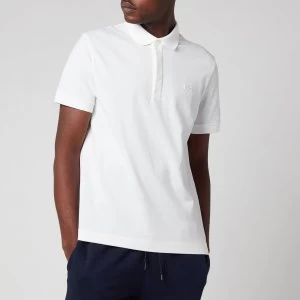 image of Lacoste Mens Regular Fit Paris Polo Shirt - White - 3/S