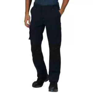 Image of Regatta Mens Scandal Stretch Work Trousers - Regular (36in) (Navy) - Navy